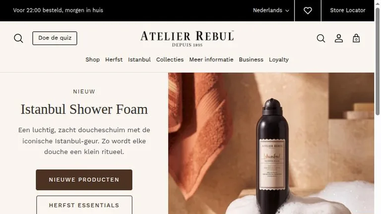 Atelier Rebul: UI-verbeteringen voor een geurmerk met Shopify-webshop
