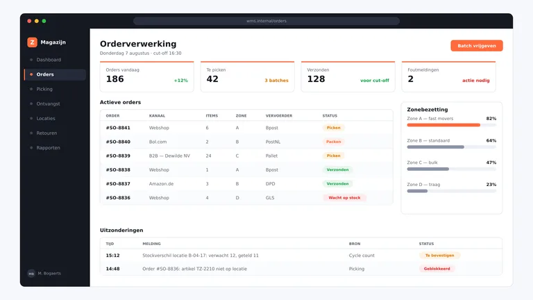 Magazijnplatform (WMS)