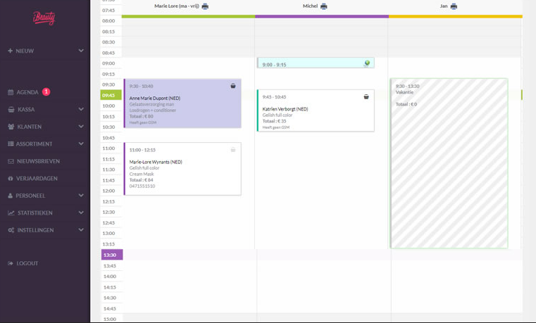 iBeauty salonplatform (legacy)